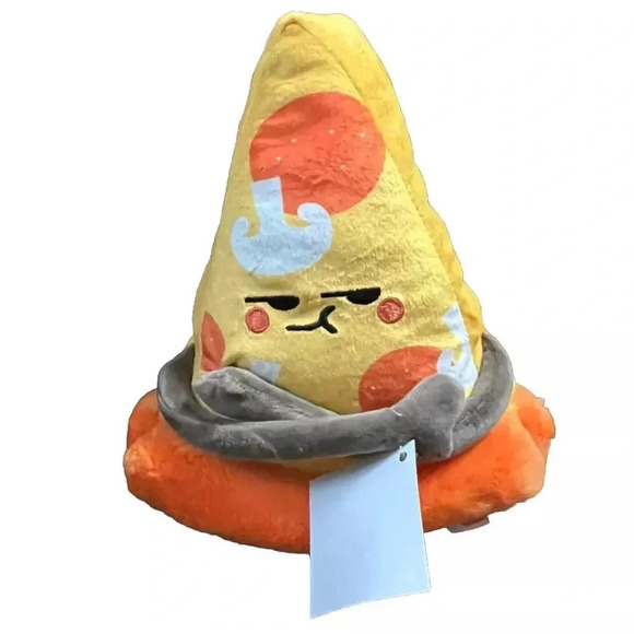 Other - CUTE Plush Pouty Slice Of Pizza With An Attitude 8.6” Tall - Perfect Teen Gift